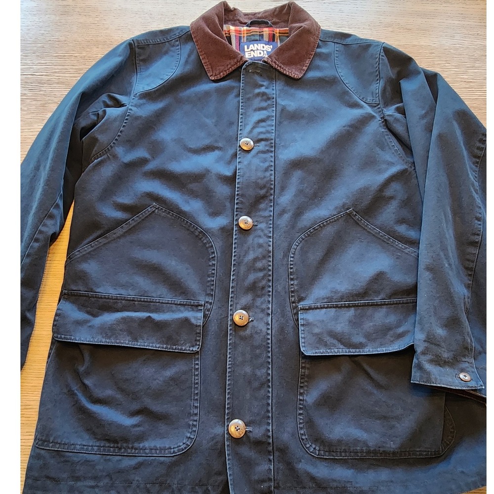 Lands End XL/Tall Barn Coat. Canvas Field Jacket. Gorpcore Utility Outerwear